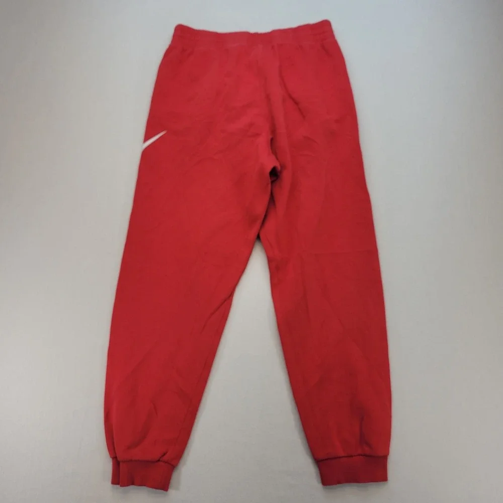 Nike Jogger Pants Kids XL Red Sportswear Club Fleece Graphic FD2995-657